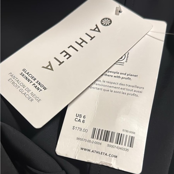 ATHLETA Glacier Snow Skinny Pant II // Black #985570 - Picture 10 of 16